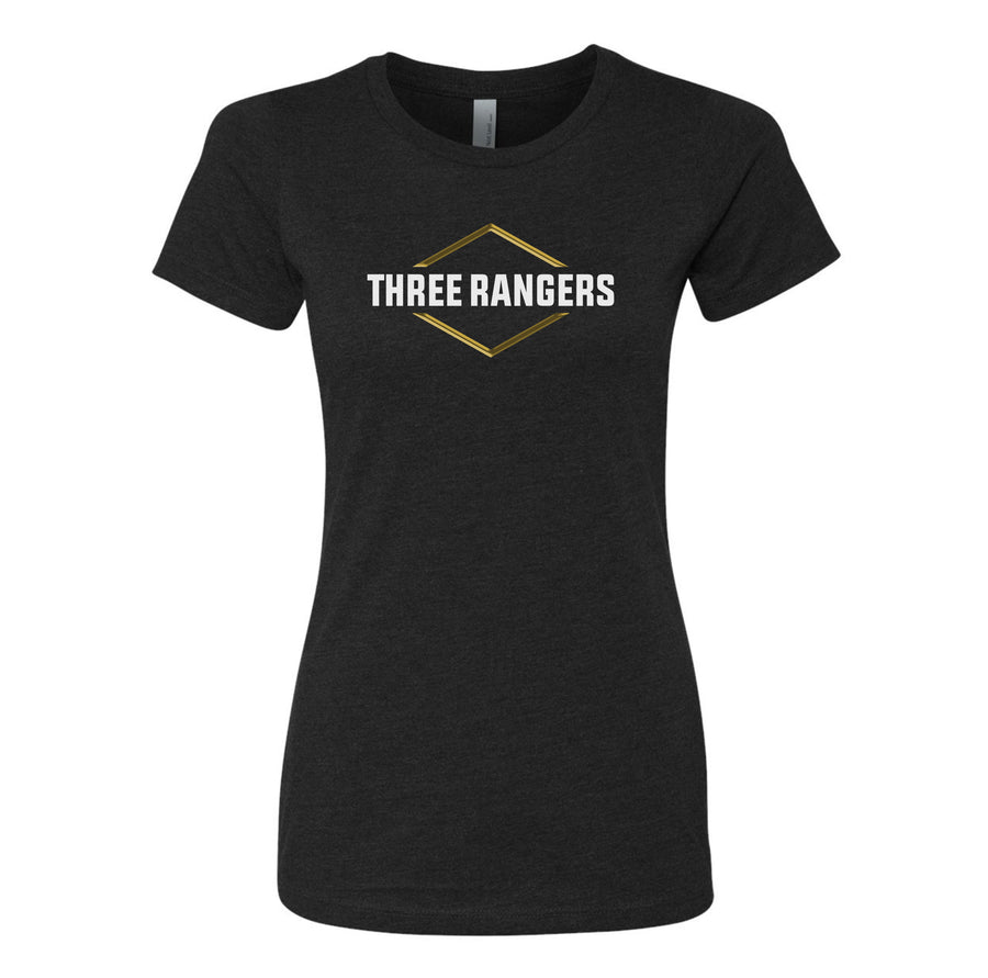 Three Rangers Logo Ladies Crew Shirt